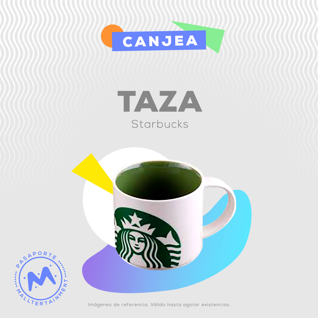 1 taza de cerámica logo Starbucks.